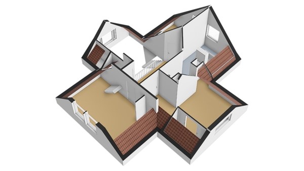 Floorplan - Bosruiterweg 25-12, 3897 LV Zeewolde